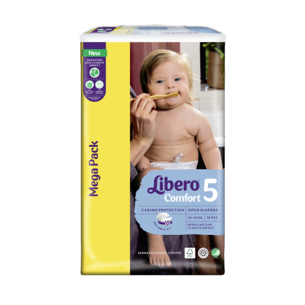 Libero Comfort 5 Diapers 10-14Kg MegaPack X76