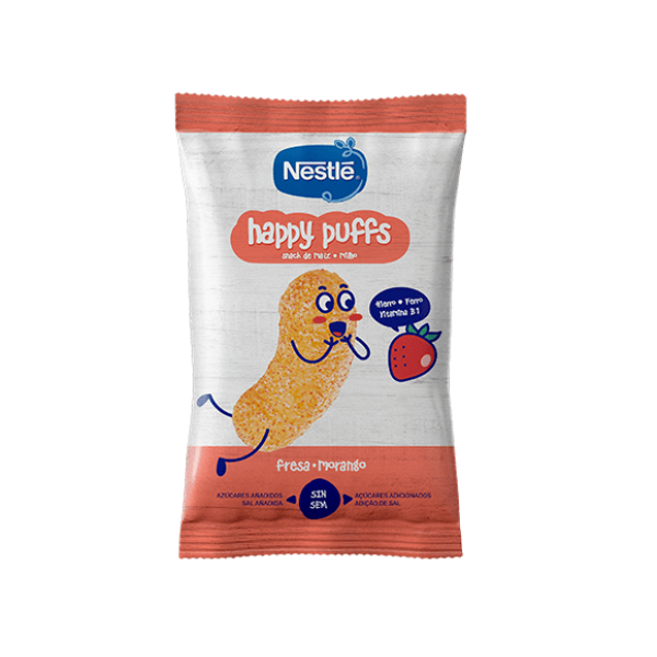 Nestlé Happy Puffs Strawberry 28g 12m+