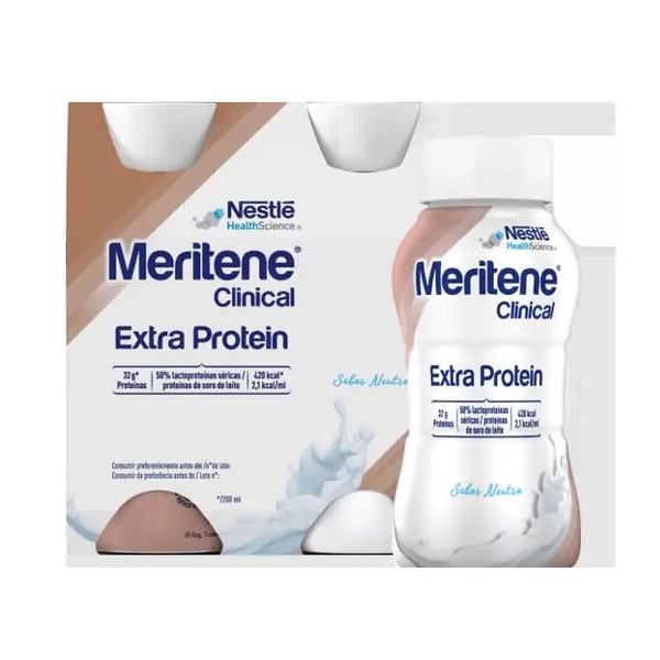 Nestlé Meritene Clinical Extra Protein Neutral 200ml x4