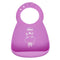 Chicco Soft Pink Silicone Bib 6M+