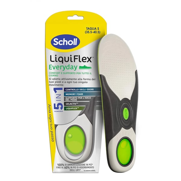 Scholl LiquiFlex Insole Daily Use S