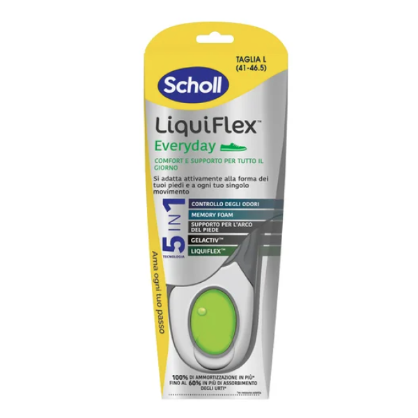 Scholl LiquiFlex Insole Daily Use L