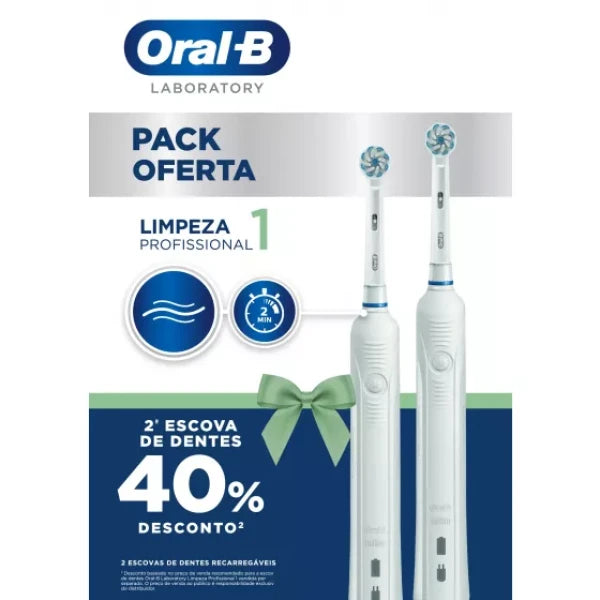 Oral-B Professional Cleaning Electric Brush Offer Pack 1 40% Discount on 2nd Brush