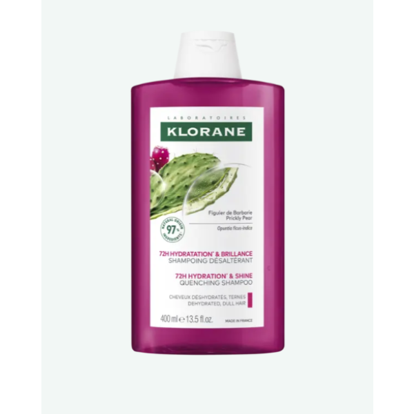 Klorane Hydration and Shine Shampoo with Prickly Pear 400ml