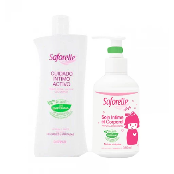 Saforelle Pack Wash Solution 250ml + Saforelle Intimate Children Miss 250ml