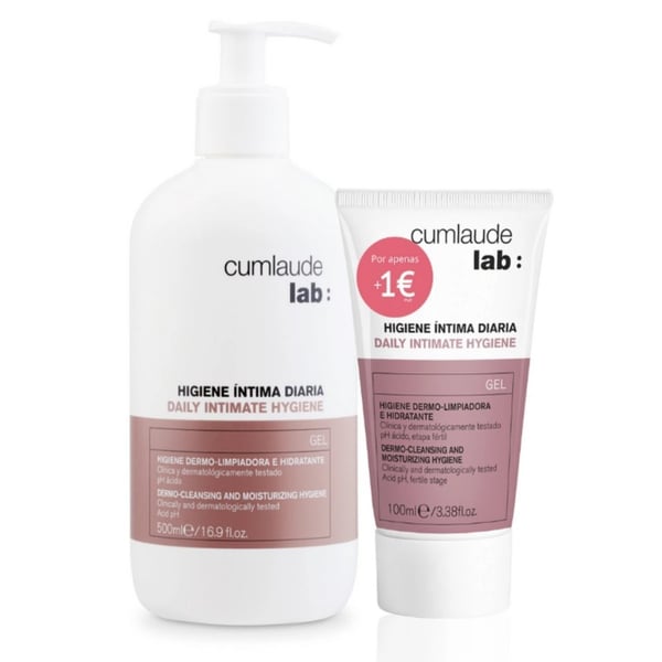 Cumlaude Lab Pack - Daily Intimate Hygiene 500ml + 100ml Discount €1