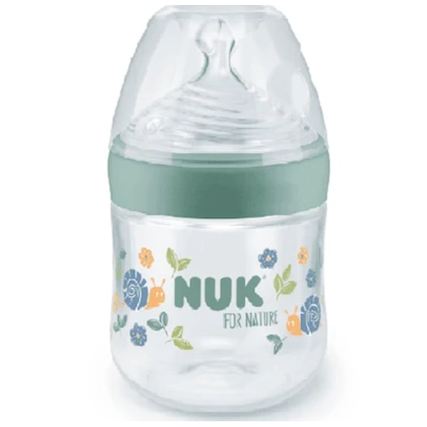 Nuk For Nature Baby Bottle 150ml S Green - Temperature Control