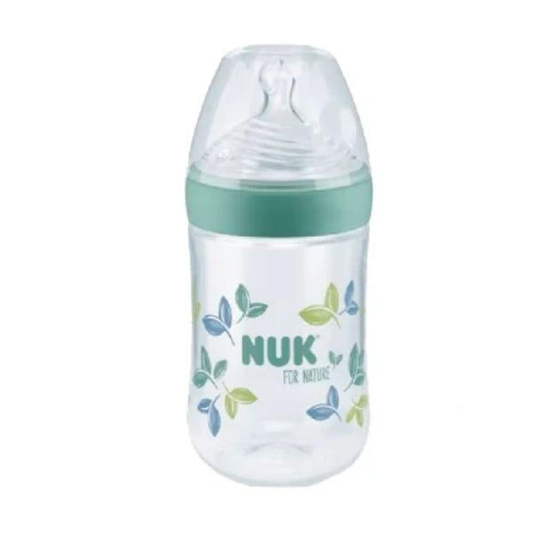 Nuk For Nature Baby Bottle 260ml S Green - Temperature Control