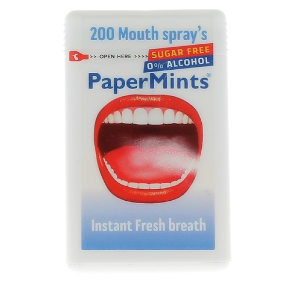 PaperMints Mouth Spray Freshens Breath 12ml