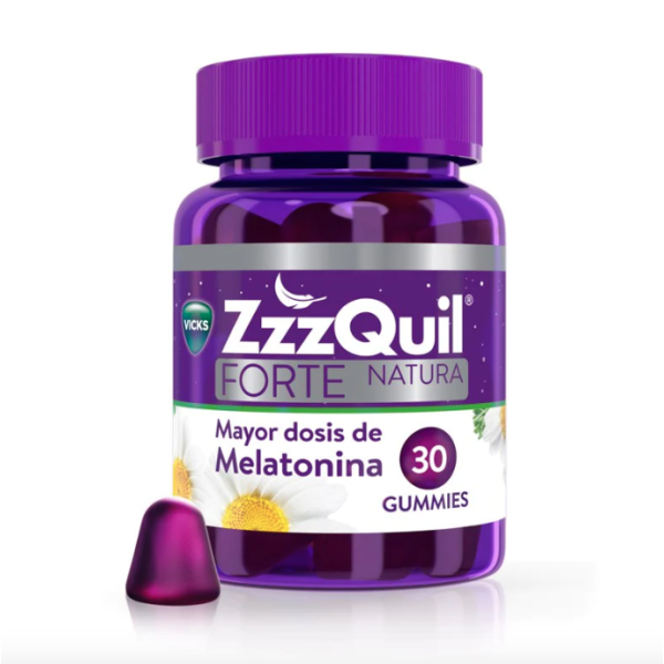 Zzzquil Forte Natura Melatonin Gummies X30