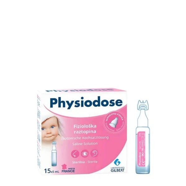 Physiodose Saline Solution 15X5ml