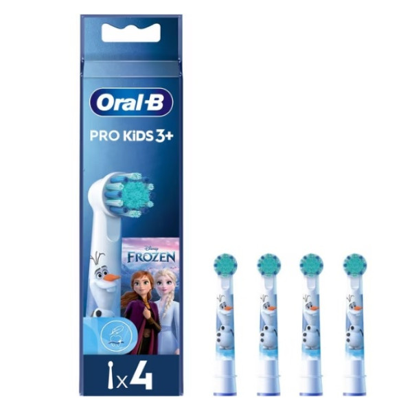 Oral B Kids Frozen Electric Toothbrush Refills X4