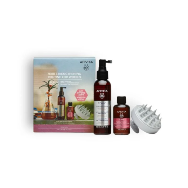 Apivita Hair Routine Strengthening Gift Set for Women