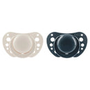 Chicco Physio Air Pacifier White/Dark Blue 6-16M X2