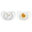 Chicco Physio Air Transparent Pacifier with Mice Design, Sizes 16-36 Months (2 Pack)