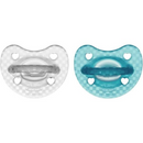 Chicco PhysioForma Luxe Pacifier Blue/Transparent 16-36M X2