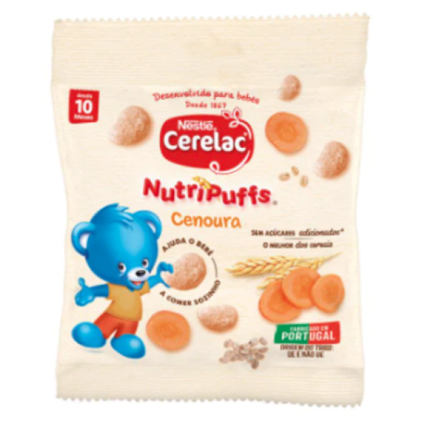 Nestlé Cerelac NutriPuffs Carrot 7G 10M+