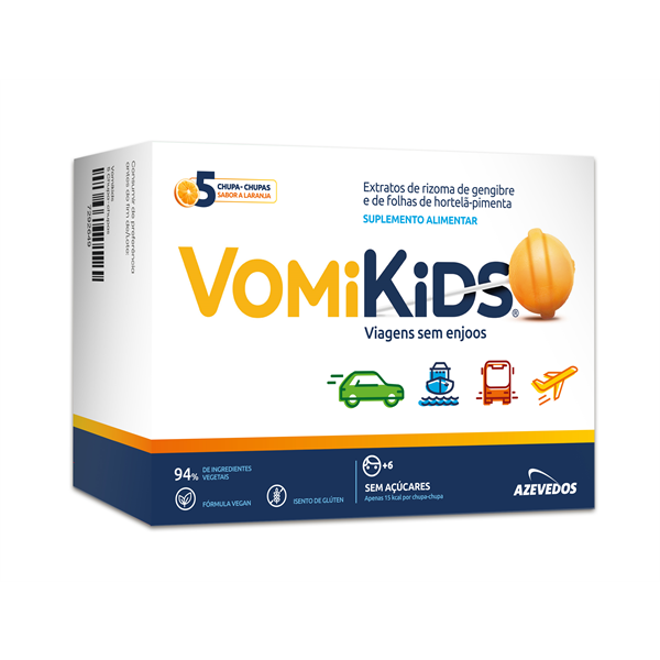 VomiKids Orange Lollipop X5