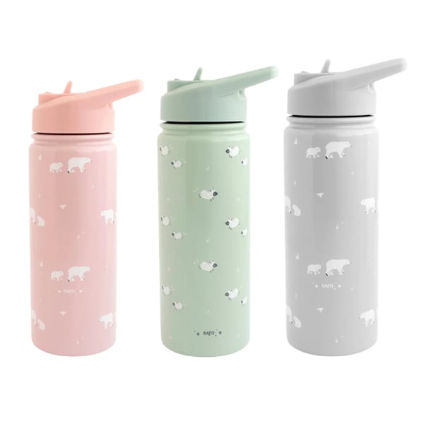 Saro Thermal Bottle with Straw 500ml