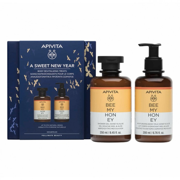 Apivita Pack Bee My Honey Body Milk + Shower Gel