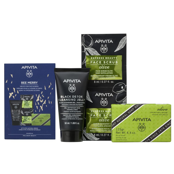 Apivita Pack Bee Merry Face and Body Care