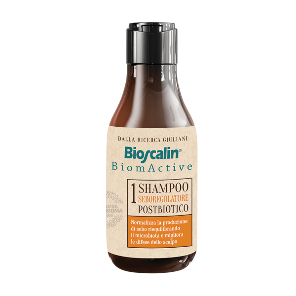 Bioscalin BiomActive Post-Biotic Sebum Regulating Shampoo 200ml