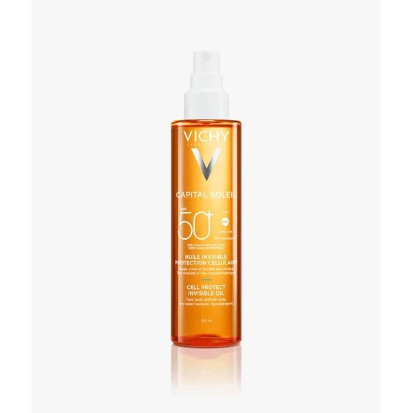 Vichy Capital Soleil Cell Protect Invisible Oil SPF50+ 200ml