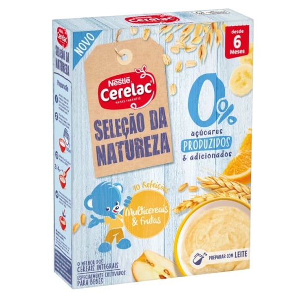 Nestlé Cerelac Non-Dairy Multigrain and Fruit Porridge 180G 6M+