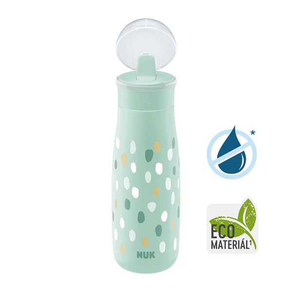 Nuk Mini Me Flip Sports Bottle with Mouthpiece 2 in 1 450ml +12M Green