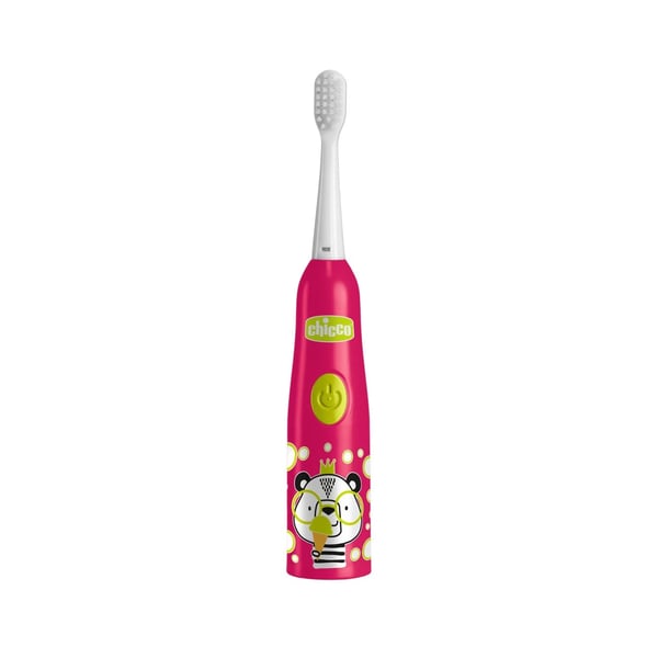 Chicco Electric Toothbrush Panda Pink 3A+