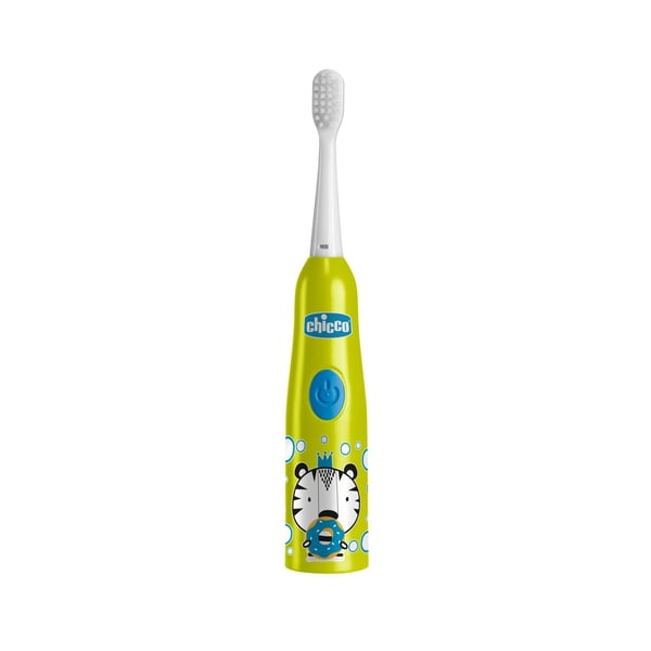 Chicco Green Tiger Electric Toothbrush 3A+
