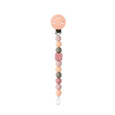 Nattou Peach Silicone Pacifier Chain