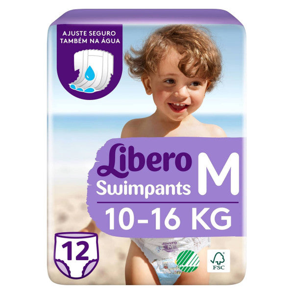 Libero Swimpants Diapers M (10-16 Kg) X12