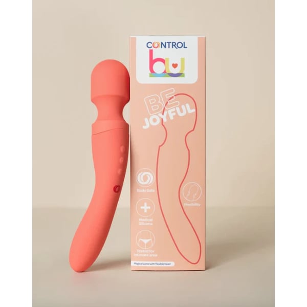 Control Be Joyful - Vibrating Wand with Flexible Head