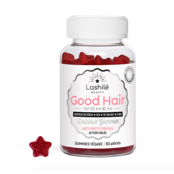 Lashilé Beauty Good Hair Women Red Fruit Gummies X60