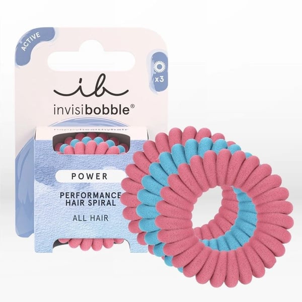 Invisibobble Power Fluffy Rose and Ice Hair Bands x3