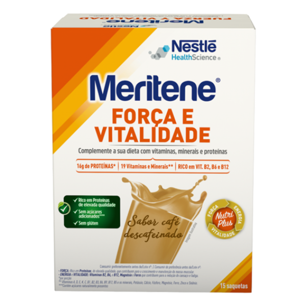 Nestlé Meritene Strength and Vitality Decaffeinated Coffee Flavor x15