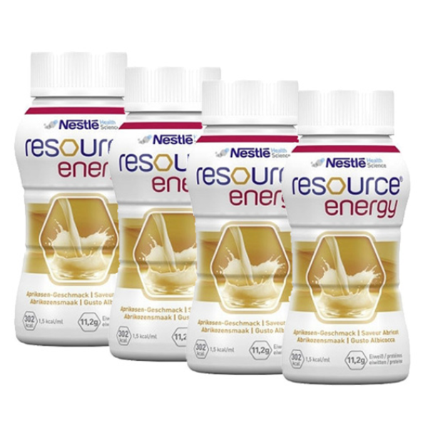 Nestlé Resource Energy Apricot 200ml x4