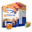 Nutribén Flour 8 Cereals and Milky Honey 6M 600G