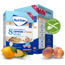 Nutribén Dairy Flour 8 Cereals 4 Fruits 6M 2x300g