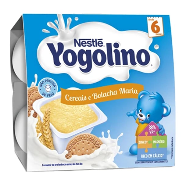 Nestlé Yogolino Cereals and Maria Biscuits 6M+ 4x100g