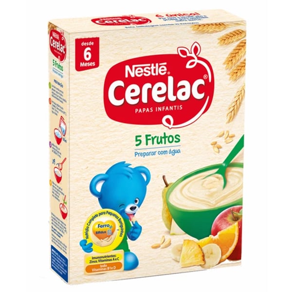 Nestlé Cerelac Milk Flour 5 Fruits 250g