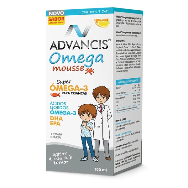Advancis Omega Orange and Lime Mousse 100ml