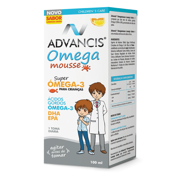 Advancis Omega Orange and Lime Mousse 100ml