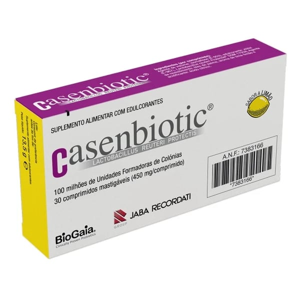 Casenbiotic Lemon Chewable Tablets x30