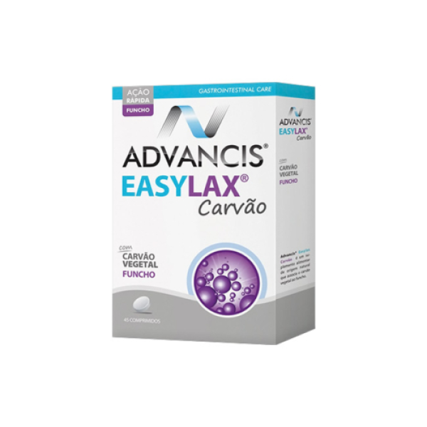 Advancis Easylax Tablets Charcoal+Fennel X45