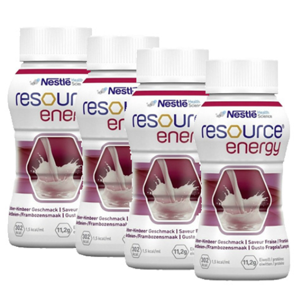 Nestlé Resource Energy Strawberry 200ml x4