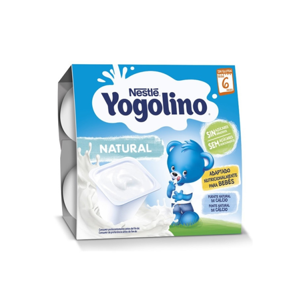 Nestlé Yogolino Natural Flavor 6M+ x4