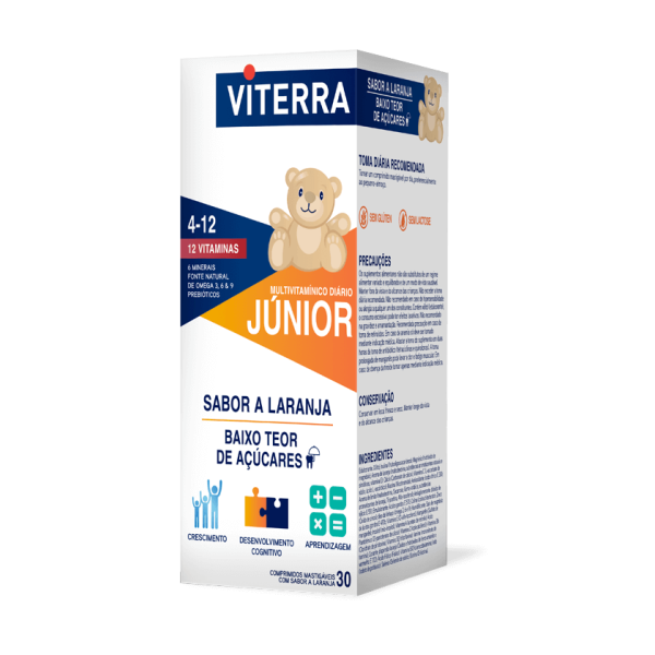 Viterra Junior Orange Chewable Tablets x30