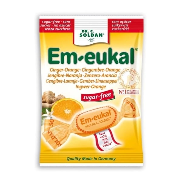 Em-Eukal Ginger Orange Reb S/Ac Cough 50g